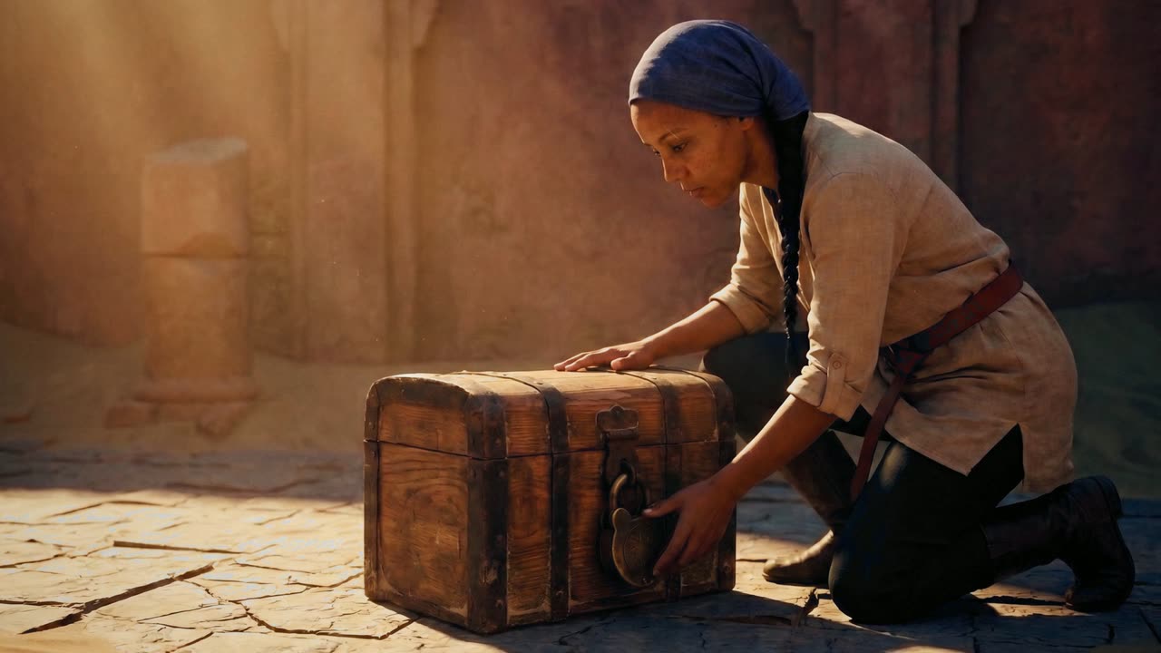 Still from The Brass Lock
